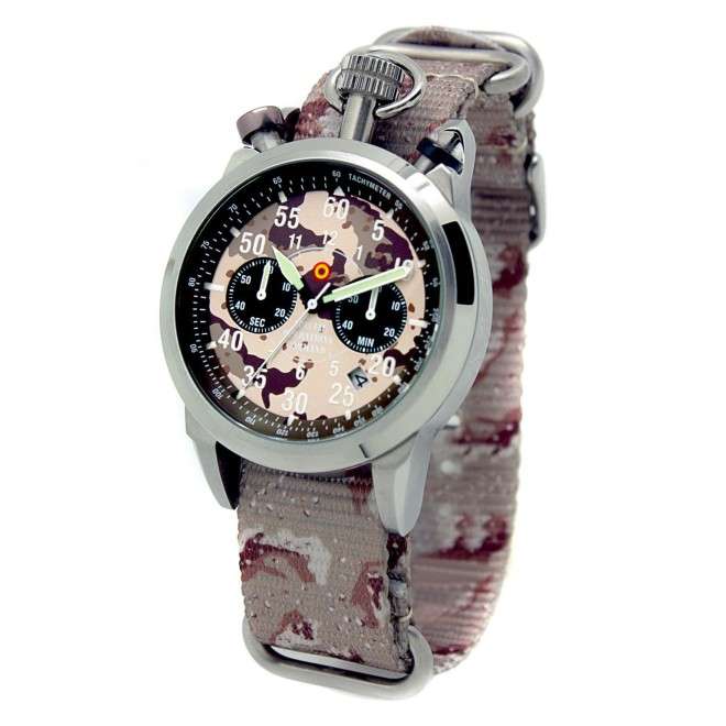 Military Special Forces Aviator Watch AV-1103 Special Forces camouflage gray