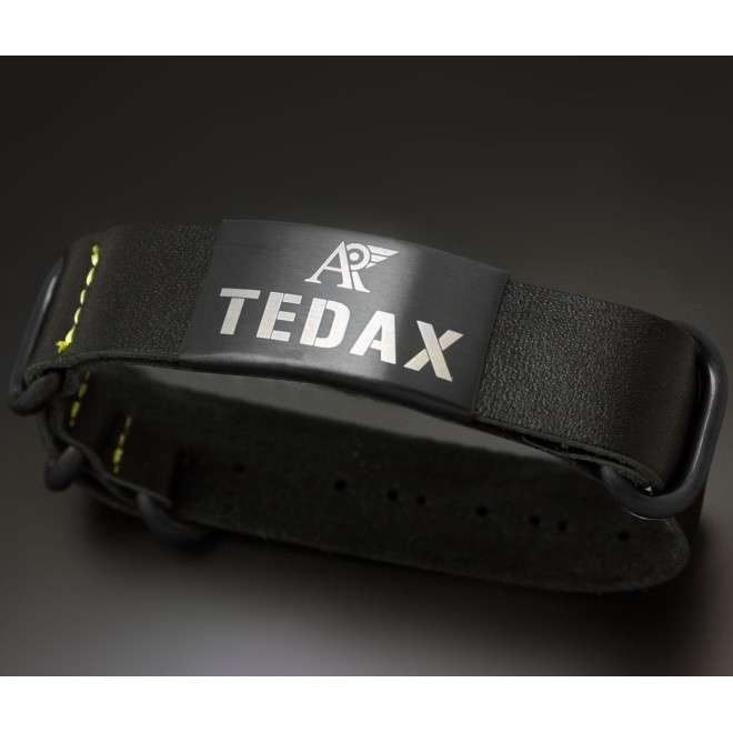 TEDAX black leather bracelet AV-PUL-1003