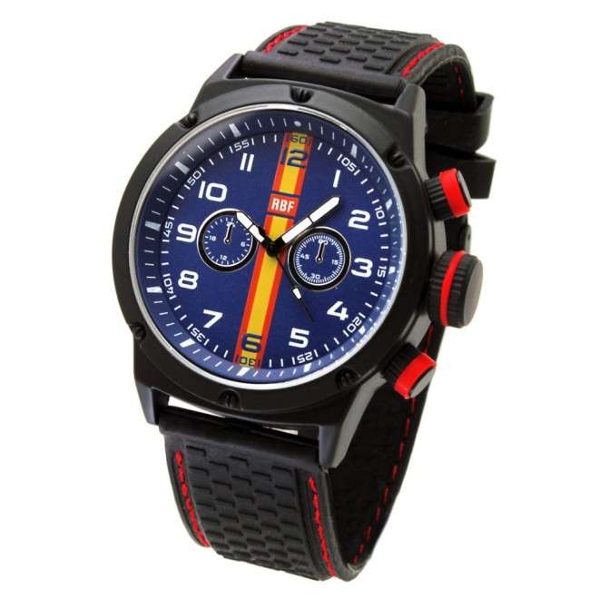 AVIATOR Watch With Blue Spain Flag RBF-1004 ✔️Secure Payment ✔️2 Years Warranty
