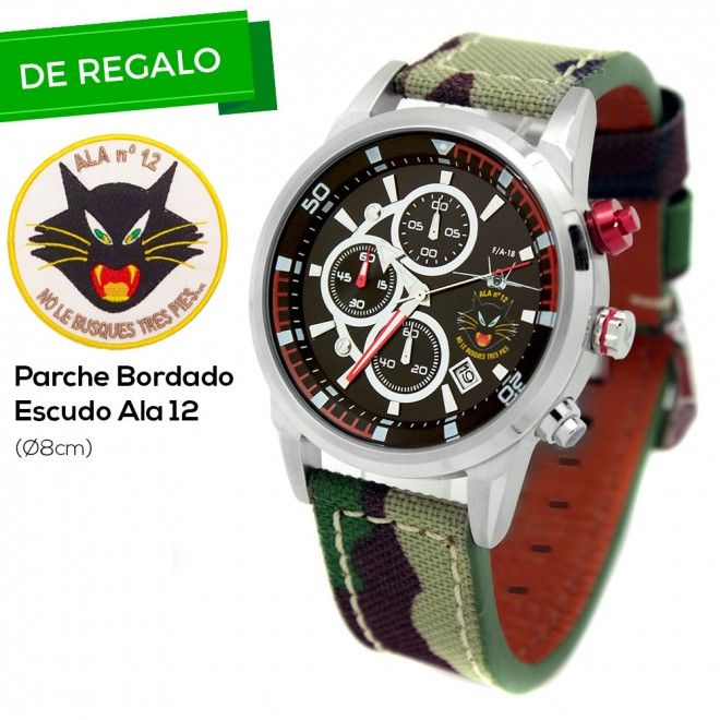 Reloj AVIADOR RBF AV-1060-1-CA Edición Especial ALA 12